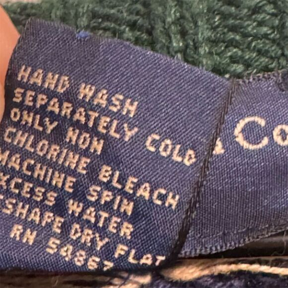 Vintage Abercrombie & Fitch 1892 Sweater Men’s M Fair Isle Knit 90s Coogi Style - Picture 9 of 9